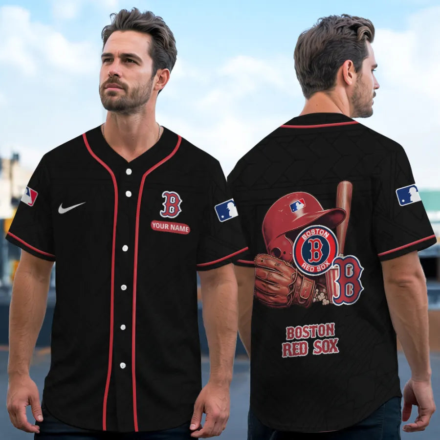 LIMITED EDITION - NEW CUSTOMIZED MLB03 BRS BOSTON RED SOX BASEBALL JERSEY