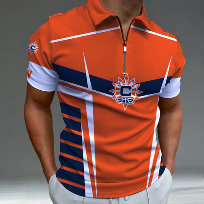 [FAN FAVORITE] NEW CUSTOMIZED WNBA03 CTS CONNECTICUT SUN POLO SHIRT