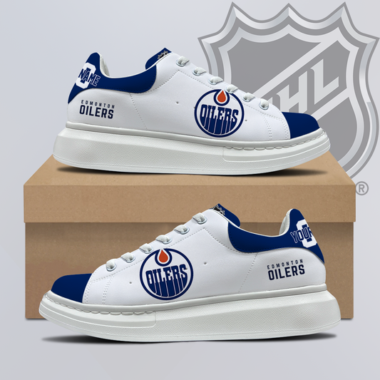 [SUPER SALE] NEW CUSTOMIZED NHL03 EMO EDMONTON OILERS MCQUEEN SHOES