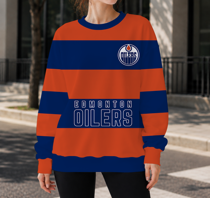 SPECIAL EDITION - NEW CUSTOMIZED NHL03 EMO EDMONTON OILERS UNISEX SWEATSHIRT