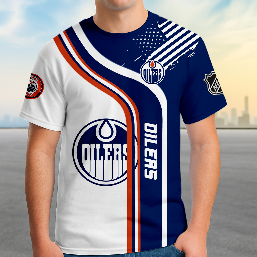 ELITE EDITION - NEW CUSTOMIZED NHL03 EMO EDMONTON OILERS POLO SHIRT, ZIP POLO SHIRT & T-SHIRTS