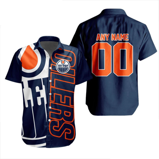 [SUPER SALE] NEW CUSTOMIZED NHL03 EMO EDMONTON OILERS UNISEX HAWAIIAN SHIRT