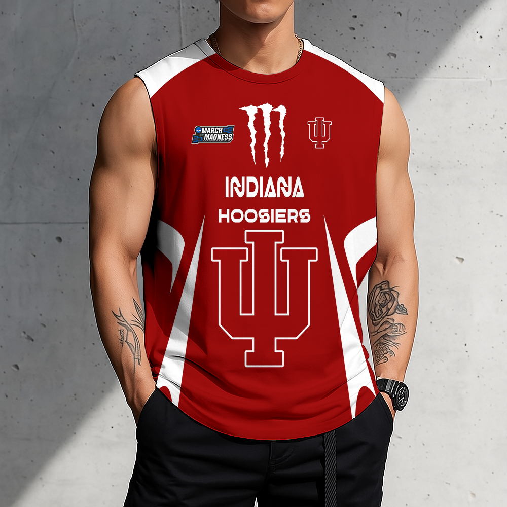 LIMITED DROP - NEW CUSTOMIZED | NCAA MAM03 IDH ID HOOSIERS MEN'S GYM SHIRT