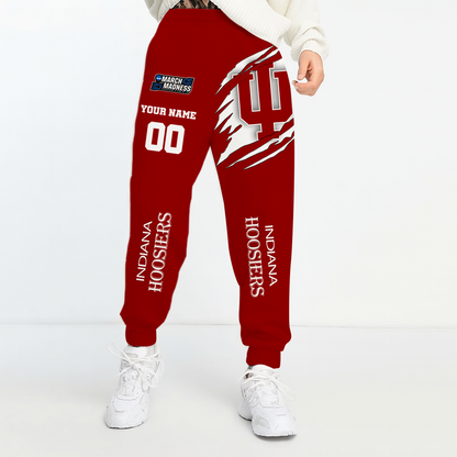 LIMITED EDITION - NEW CUSTOMIZED NCAA FBS03 IDH INDIANA HOOSIERS UNISEX LONG PANTS