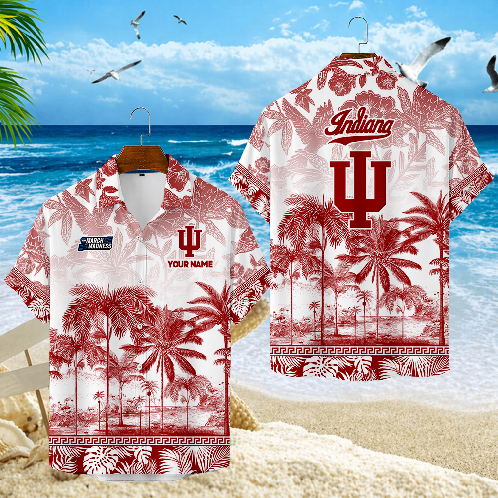LIMITED EDITION - NEW CUSTOMIZED MAM03 IDH INDIANA HOOSIERS UNISEX HAWAIIAN SHIRT