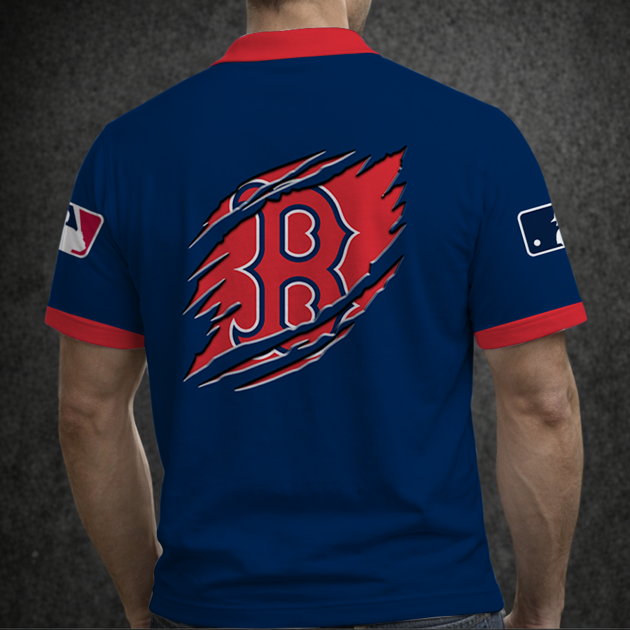 [FLASH SALE] NEW CUSTOMIZED MLB03 BRS BOSTON RED SOX POLO SHIRT