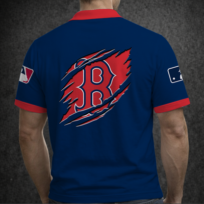 [FLASH SALE] NEW CUSTOMIZED MLB03 BRS BOSTON RED SOX POLO SHIRT