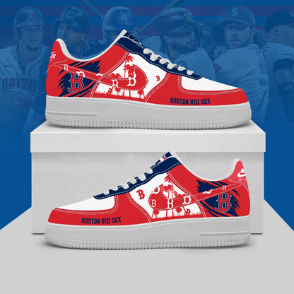 [FLASH SALE] NEW CUSTOMIZED MLB03 BRS BOSTON RED SOX AF1 SHOES