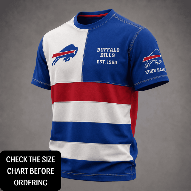 EXCLUSIVE EDITION - NEW CUSTOMIZED NFL03 BFB BUFFALO BILLS T-SHIRT, POLO SHIRT, ZIP POLO SHIRT, HOODIE, ZIP HOODIE & SWEATSHIRT