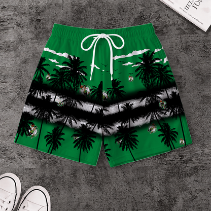 LIMITED EDITION - NEW CUSTOMIZED NBA03 BCE BOSTON CELTICS SHORT PANTS