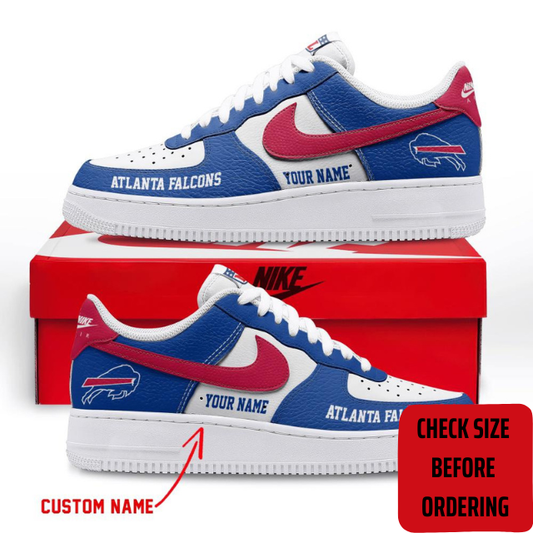 ELITE EDITION - NEW CUSTOMIZED NFL03 BFB BUFFALO BILLS AF1 SHOES