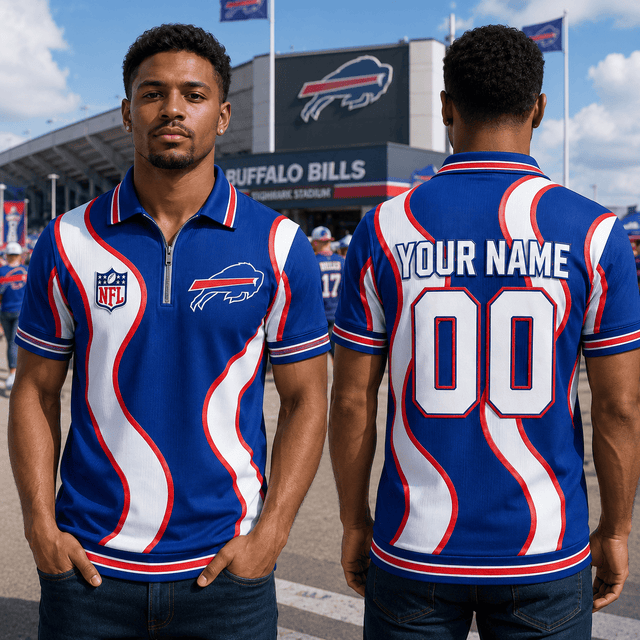 EXCLUSIVE EDITION - NEW CUSTOMIZED NFL03 BFB BUFFALO BILLS POLO SHIRT, ZIP POLO SHIRT, T-SHIRT, HOODIE, ZIP HOODIE & SWEATSHIRT