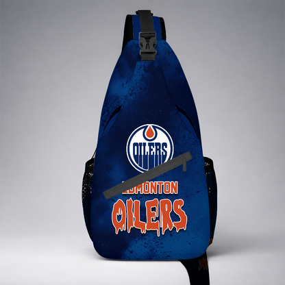 [SUPER SALE] NEW CUSTOMIZED NHL03 EMO EDMONTON OILERS SLING BAG