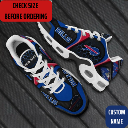 VIRAL EDITION - NEW CUSTOMIZED NFL03 BFB BUFFALO BILLS AIR MAX PLUS SNEAKERS