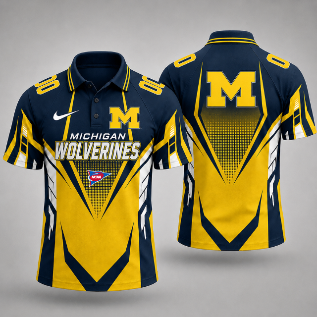 SPECIAL EDITION - NEW CUSTOMIZED NCAA FBS03 MIW MICHIGAN WOLVERINES POLO SHIRT, ZIP POLO SHIRT, HOODIE, ZIP HOODIE, T-SHIRT & SWEATSHIRT