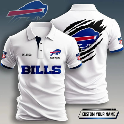 SPECIAL EDITION - NEW CUSTOMIZED NFL03 BFB BUFFALO BILLS T-SHIRT, POLO SHIRT, ZIP POLO SHIRT, HOODIE, ZIP HOODIE & SWEATSHIRT