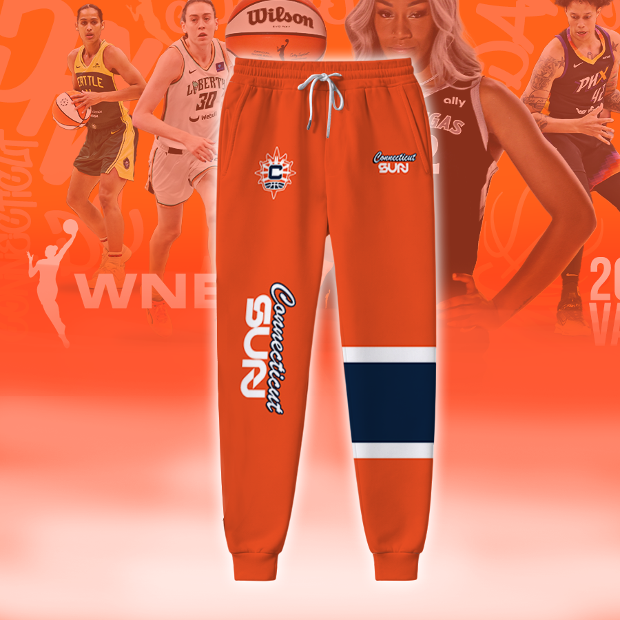 [FAN FAVORITE] NEW CUSTOMIZED WNBA03 CTS CONNECTICUT SUN SWEATPANTS