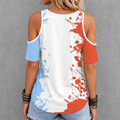 [FAN EXCLUSIVE] NEW CUSTOMIZED MLS03 NYC NEW YORK CITY FC CRISS CROSS V-NECK TOP