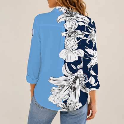 [FAN EXCLUSIVE] NEW CUSTOMIZED MLS03 NYC NEW YORK CITY FC WOMEN CASUAL SHIRT