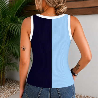 [FAN EXCLUSIVE] NEW CUSTOMIZED MLS03 NYC NEW YORK CITY FC V-NECK TANK TOP