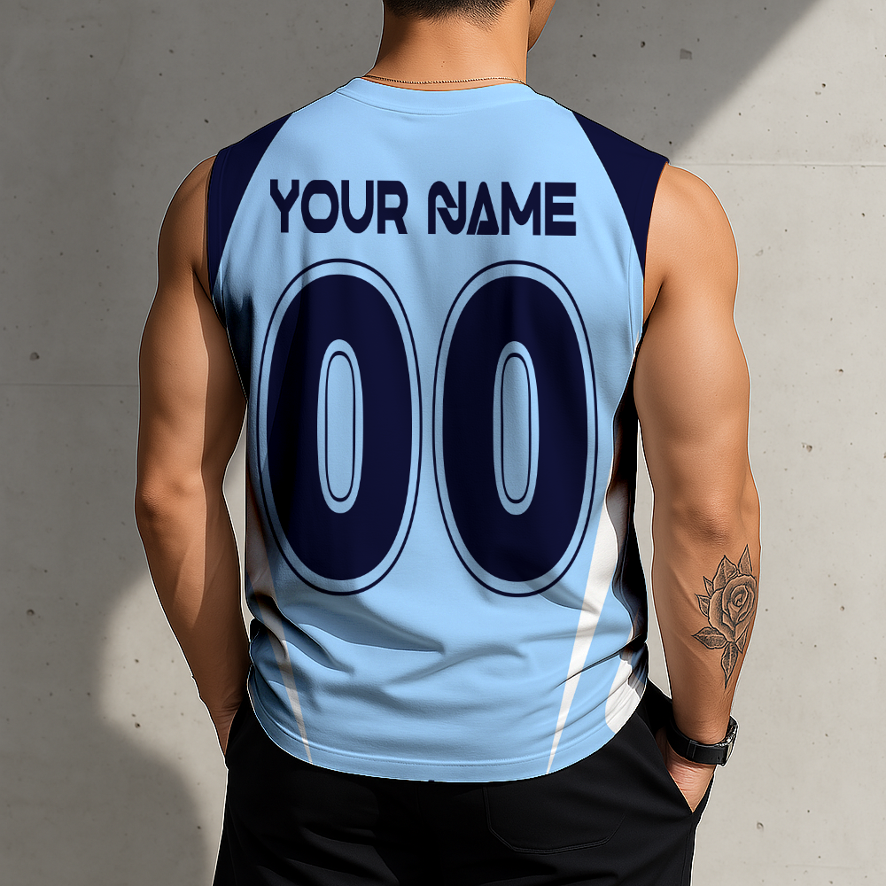 LIMITED EDITION - NEW CUSTOMIZED MLS03 NYC NY CITY FC TANK TOP & GYM SHIRT