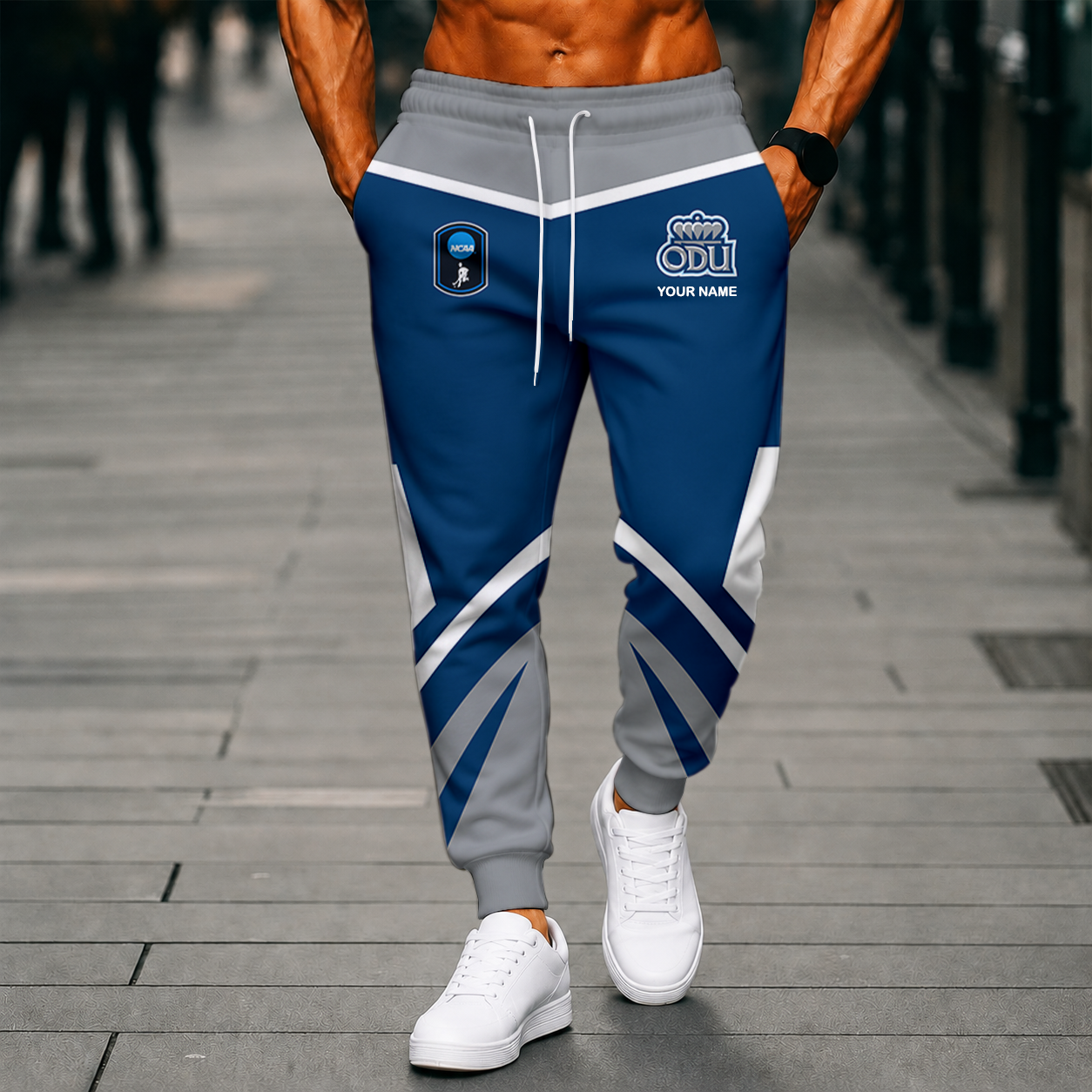 LIMITED EDITION - NEW CUSTOMIZED NCAA CFH03 ODM OLD DOMINION MONARCHS SWEATPANTS