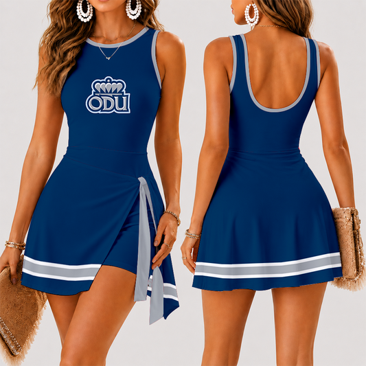 [FAN FAVORITE] NEW CUSTOMIZED NCAA CFH03 ODM OLD DOMINION MONARCHS WOMEN'S SUMMER SKORT DRESS