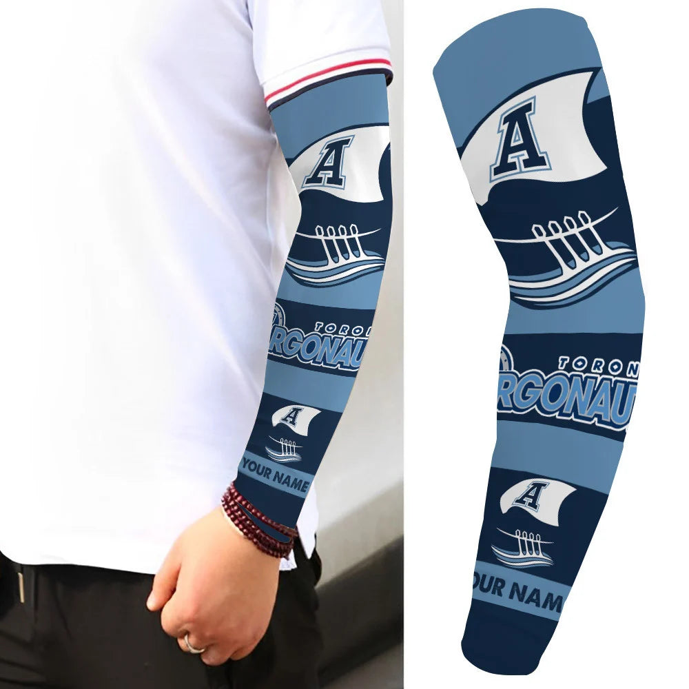 [FAN EXCLUSIVE] NEW CUSTOMIZED CFL03 TOR TORONTO ARGONAUTS SUN ARM SLEEVES
