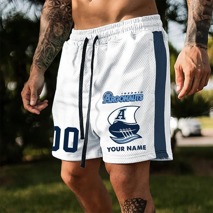 [FAN EXCLUSIVE] NEW CUSTOMIZED CFL03 TOR TORONTO ARGONAUTS SHORT PANTS