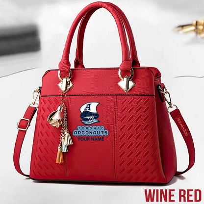 [FAN EXCLUSIVE] NEW CUSTOMIZED CFL03 TOR TORONTO ARGONAUTS MULTICOLOR HANDBAG
