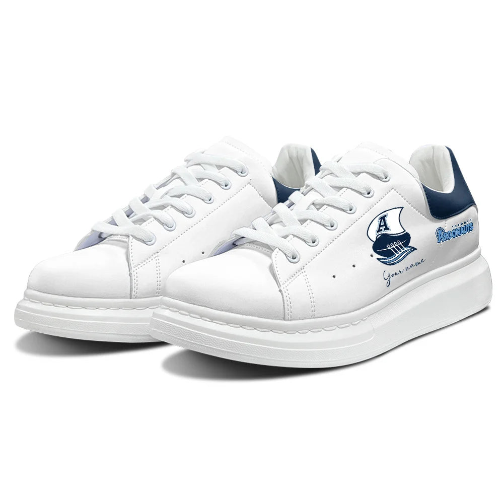 [FAN EXCLUSIVE] NEW CUSTOMIZED CFL03 TOR TORONTO ARGONAUTS MCQUEEN SHOES