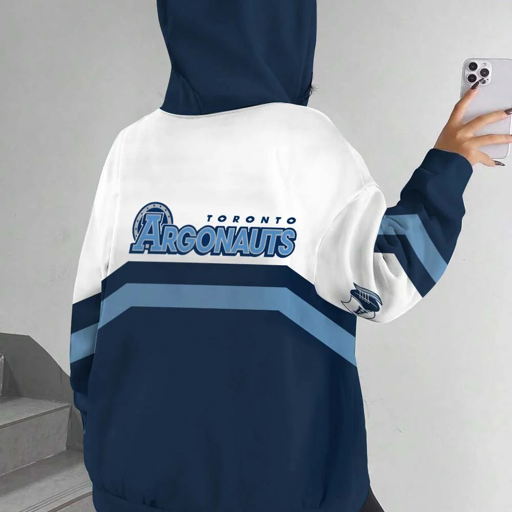 [FAN EXCLUSIVE] NEW CUSTOMIZED CFL03 TOR TORONTO ARGONAUTS HOODIE & ZIP HOODIE