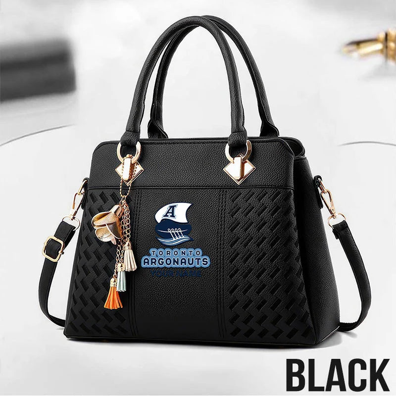 [FAN EXCLUSIVE] NEW CUSTOMIZED CFL03 TOR TORONTO ARGONAUTS MULTICOLOR HANDBAG