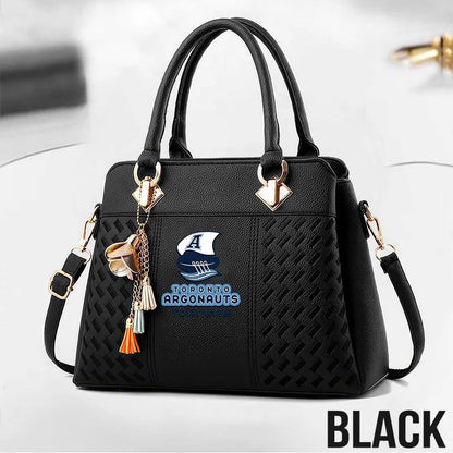 [FAN EXCLUSIVE] NEW CUSTOMIZED CFL03 TOR TORONTO ARGONAUTS MULTICOLOR HANDBAG