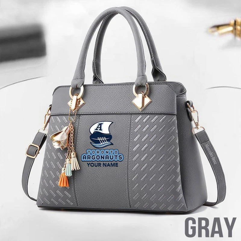 [FAN EXCLUSIVE] NEW CUSTOMIZED CFL03 TOR TORONTO ARGONAUTS MULTICOLOR HANDBAG