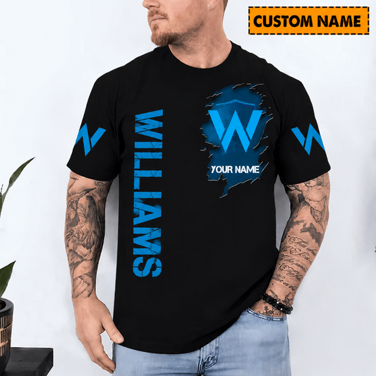LIMITED EDITION - NEW CUSTOMIZED F103 WIL WILLIAMS RACING T-SHIRT, HOODIE, ZIP HOODIE