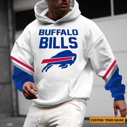 ELITE EDITION - NEW CUSTOMIZED NFL03 BFB BUFFALO BILLS HOODIE, ZIP HOODIE, POLO SHIRT, ZIP POLO SHIRT, T-SHIRT & SWEATSHIRT