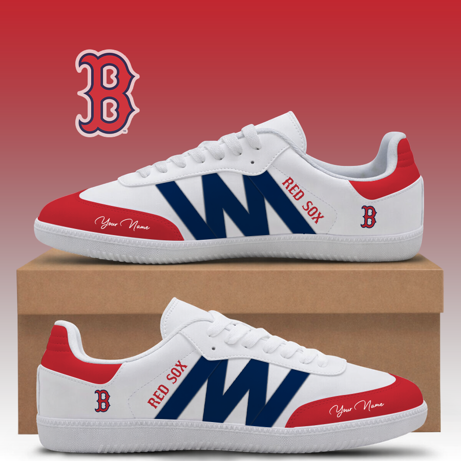 [FLASH SALE] NEW CUSTOMIZED MLB03 BRS BOSTON RED SOX CLASSIC SNEAKERS