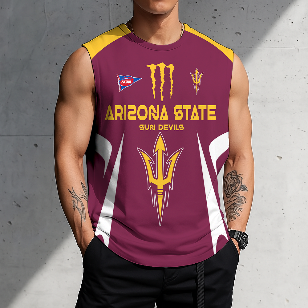 LIMITED DROP - NEW CUSTOMIZED | NCAA FBS04 ASS AS SUN DEVILS MEN'S GYM SHIRT