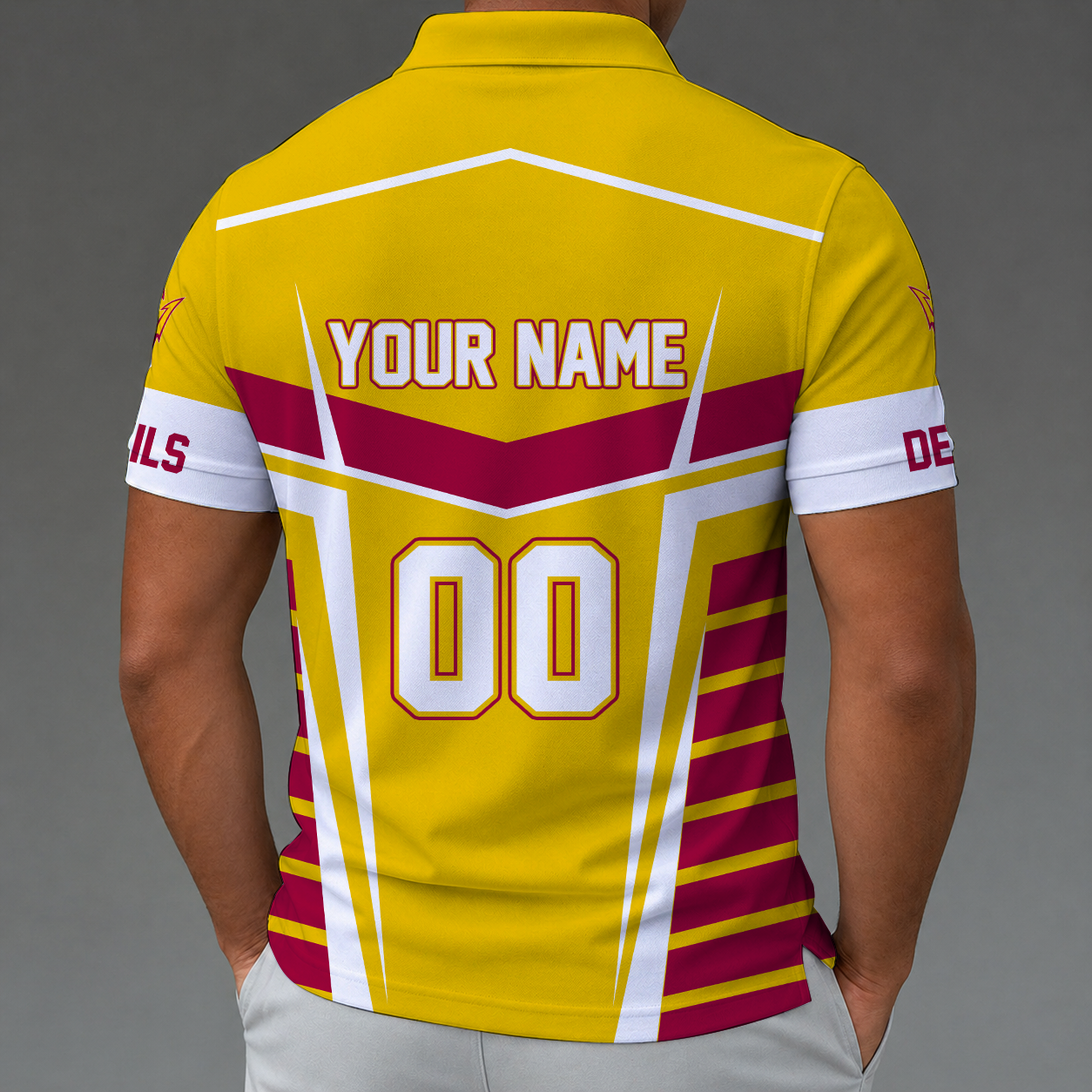[FAN FAVORITE] NEW CUSTOMIZED NCAA FBS04 ASS ARIZONA STATE SUN DEVILS POLO SHIRT