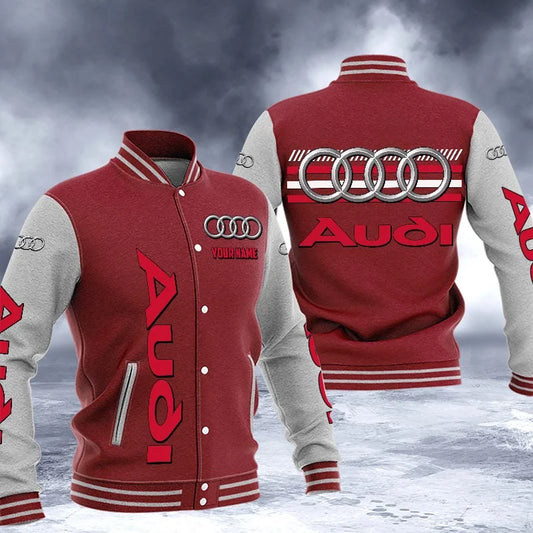 LIMITED RUN - NEW CUSTOMIZED F104 AG AUDI BASEBALL JACKET & SATIN VARSITY JACKET