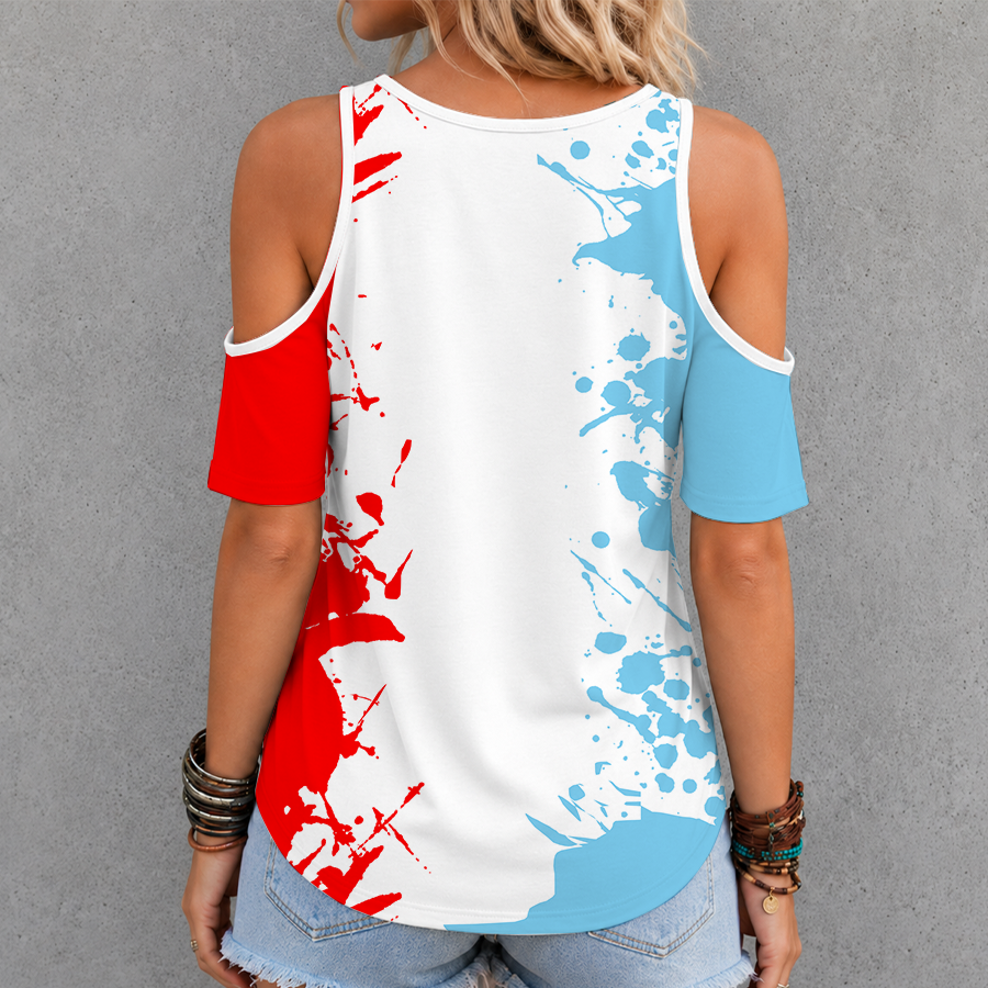 [FAN EXCLUSIVE] NEW CUSTOMIZED MLS04 CCF CHICAGO FIRE FC CRISS CROSS V-NECK TOP