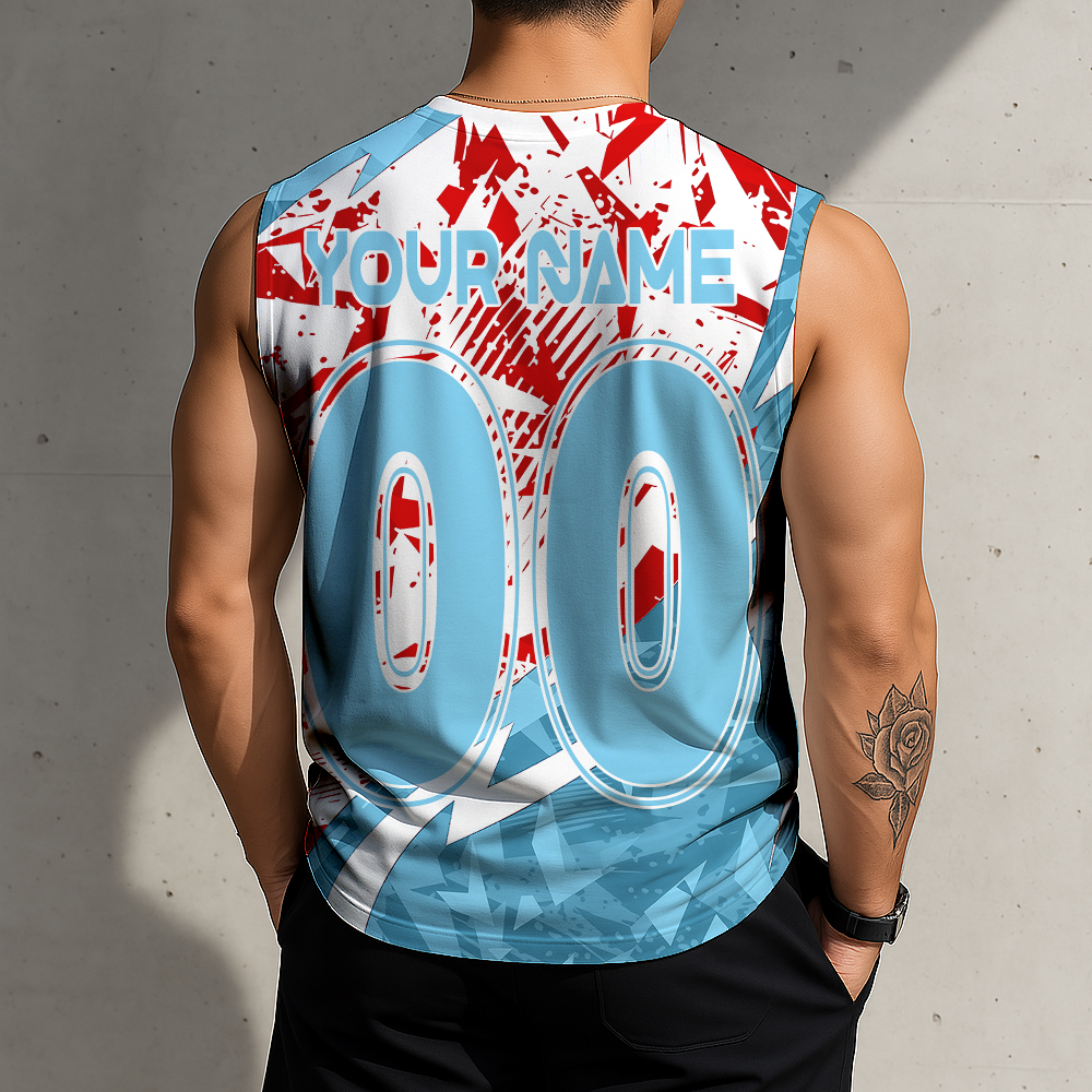POPULAR NOW - NEW CUSTOMIZED MLS04 CCF CHICAGO FIRE FC TANK TOP & GYM SHIRT