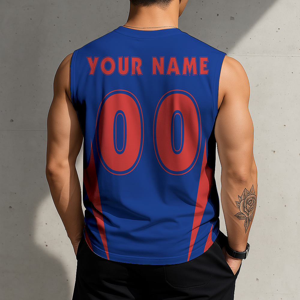 LIMITED EDITION - NEW CUSTOMIZED MLB04 CCS CHICAGO CUBS MEN'S GYM SHIRT