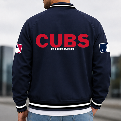 [FLASH SALE] NEW CUSTOMIZED MLB04 CCS CHICAGO CUBS MULTICOLOR MEN'S CASUAL JACKET