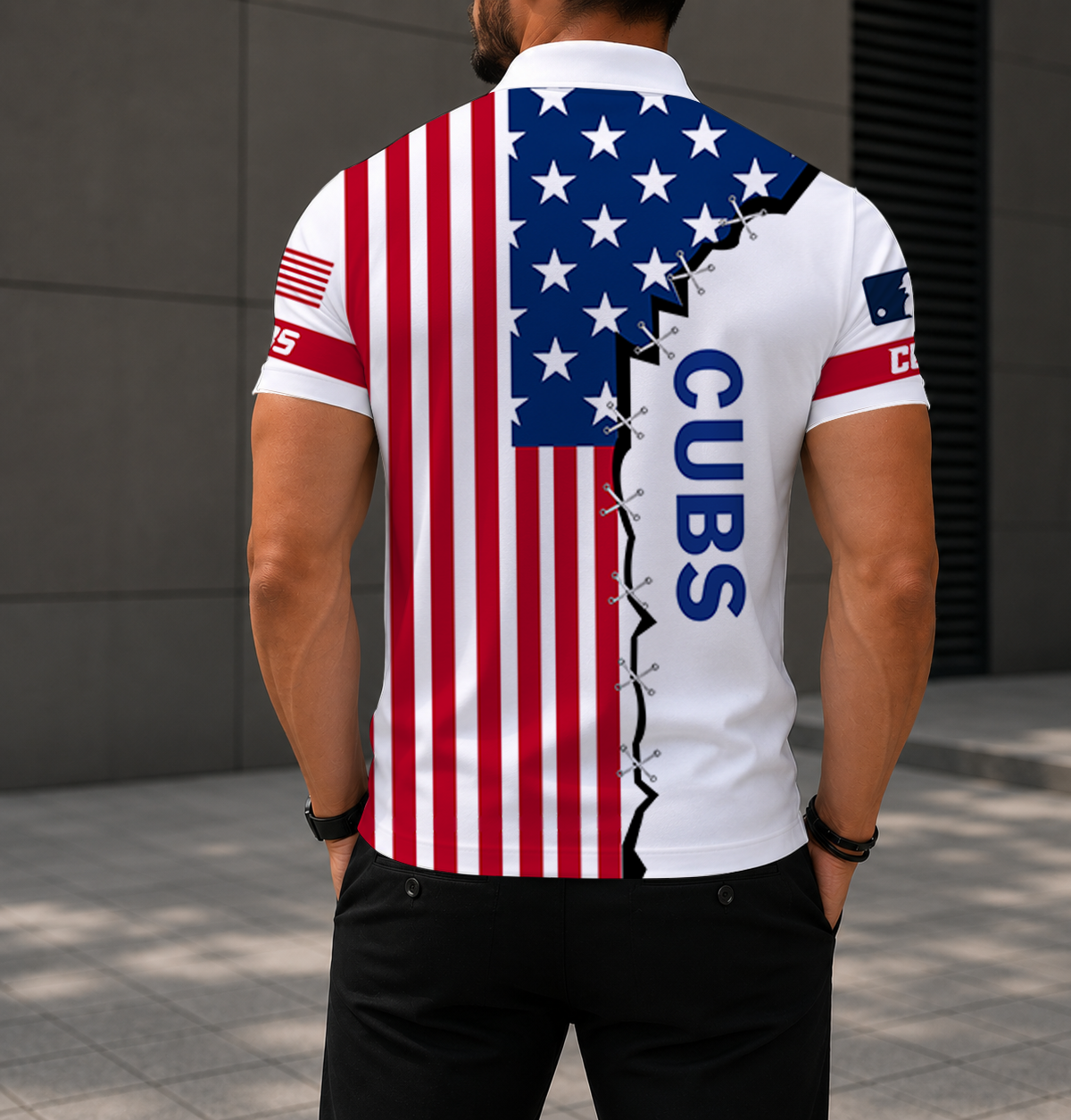 LIMITED EDITION - NEW CUSTOMIZED MLB04 CCS CHICAGO CUBS POLO SHIRT, ZIP POLO SHIRT & T-SHIRTS