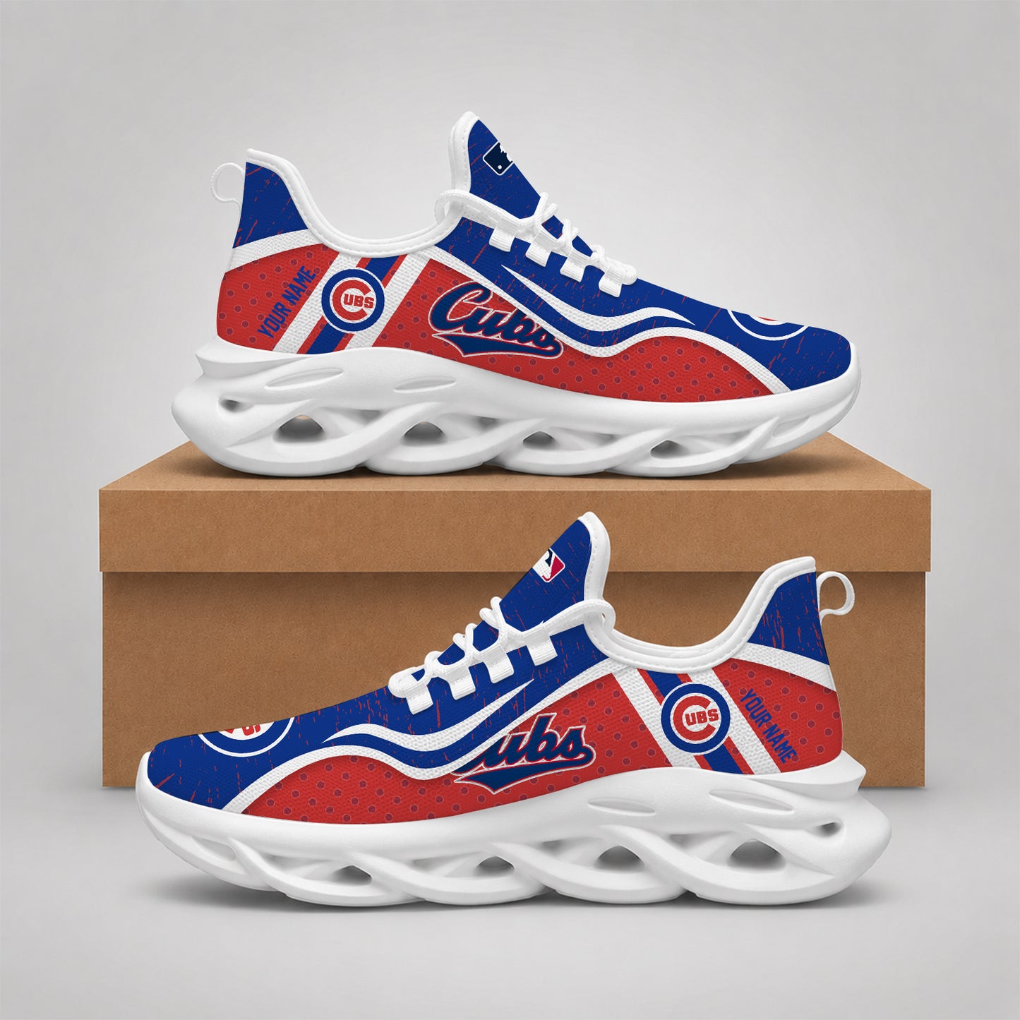 ELITE EDITION - NEW CUSTOMIZED MLB04 CCS CHICAGO CUBS MAX SOUL SHOES