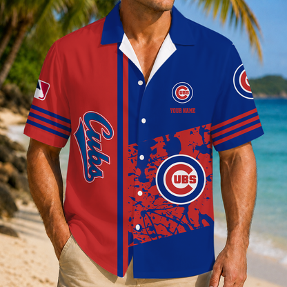 LIMITED EDITION - NEW CUSTOMIZED MLB04 CCS CHICAGO CUBS UNISEX HAWAIIAN SHIRT