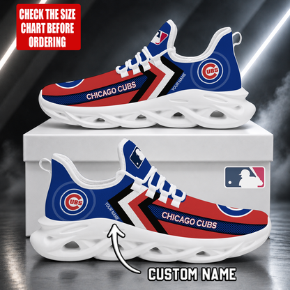 LIMITED EDITION - NEW CUSTOMIZED MLB04 CCS CHICAGO CUBS MAX SOUL SHOES