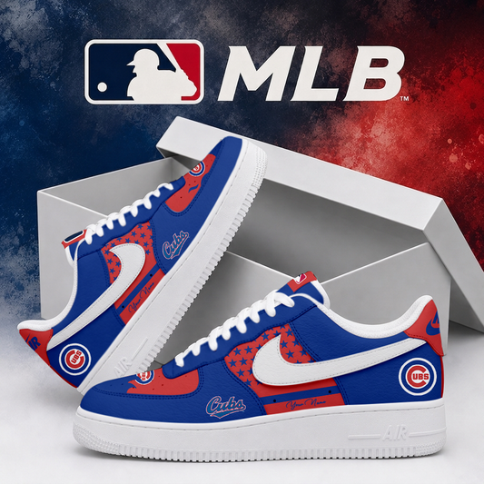 LIMITED EDITION - NEW CUSTOMIZED MLB04 CCS CHICAGO CUBS AF1 SHOES